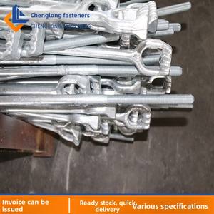 Boulons <span class=keywords><strong>d</strong></span>'<span class=keywords><strong>ancrage</strong></span> galvanisés <span class=keywords><strong>à</strong></span> chaud, têtes de tigre, attaches de câble, anneaux de levage encastrés - Product Image 3