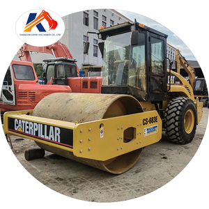 <b>Used</b> Vibratory <b>Road</b> <b>Roller</b> CAT CS683E Good Condition Compactor Construction Machine 110 kW Diesel Full Hydraulic System Engine - Product Image 1