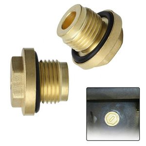 Brass Drain <b>Plug</b> For Land Rover Discovery 2 Td5 V8 Differential Oil Pan FK0102 2pcs Set - Product Image 3