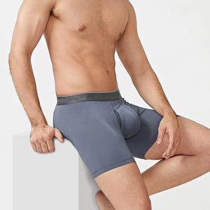 Caleçons Boxers Homme Personnalisés de Haute Qualité, Taille Mi-Haute, Respirants, Écologiques, Séchage Rapide, en Coton et Spandex, Vente en Gros - Product Image 3