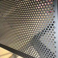 Plafond en plaques de plâtre 1m X 2m en acier inoxydable R3 T5 1mm à trou rond sans soudure perforé insonorisant