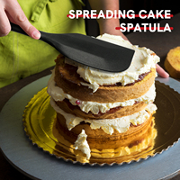Pelle à pâtisserie en Silicone noir ensemble de 6 pièces ustensiles ustensiles de cuisine outils Gadgets ensembles accessoires de cuisine outils de cuisine