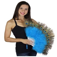100 pièces/couleur plumes grand oeil plume ventilateur pliant clapet ventilateur accessoire pour danses mariages nouvel an et fêtes blanc