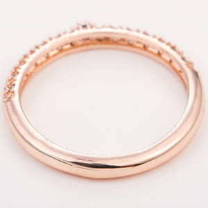 Anillo de circonita chapado en oro y cobre esmaltado de colores brillantes Kenjie, estilo moderno de primavera/verano - Product Image 6