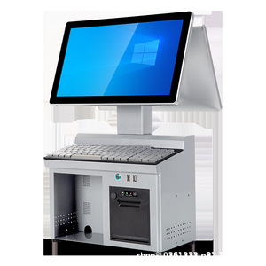 <span class=keywords><strong>Caja</strong></span> <span class=keywords><strong>Registradora</strong></span> Táctil de Doble Pantalla Todo en Uno Tipo Canal, Sistema de Gestión de Códigos de Barras <span class=keywords><strong>para</strong></span> Supermercados SJ-T6 - Product Image 5