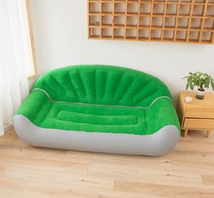 Manufacturer's <b>Inflatable</b> <b>Sofa</b> Lounge Chair Thickened Double Foldable <b>Sofa</b> Bed Plush High Back air <b>Sofa</b> Chair - Product Image 4