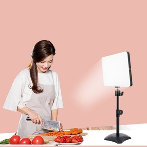 Studio photo pour smartphone, éclairage LED plat pour la photographie, la vidéo et le streaming en direct, <span class=keywords><strong>lampe</strong></span> selfie avec trépied - Product Image 6