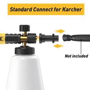 Sulai <b>Machinery</b> <b>Car</b> Wash Foam Bottle 1000Ml Manual High Pressure Compatible With Krcher K2 K7 Series - Product Image 2
