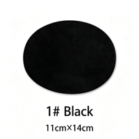 Lot de 24 patchs de coude ovales en faux daim, 11x14cm, thermocollants ou à coudre, pour la réparation de manteaux et pulls, accessoire de bricolage