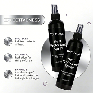 Vente en gros OEM 450 ° <span class=keywords><strong>Spray</strong></span> protecteur thermique pour cheveux F, bouclier thermique professionnel, <span class=keywords><strong>anti</strong></span>-frisottis, brume brillante, soin capillaire en marque privée - Product Image 1