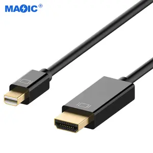 Кабели, обычно используемые аксессуары, 1,8 м, 4k * 2k, мини-Displayport для HDMI, кабель конвертера Mini DP to HDMI для HDTV