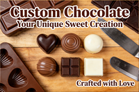 Service de chocolat sur mesure : Créez votre propre saveur, votre propre emballage et votre propre message pour des cadeaux inoubliables