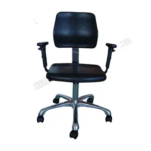 Factory Direct Supply Lab Stools Swivel Electric Anti Static Chair Laboratory With Wide Backrest