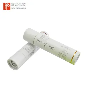 Recycled eco friendly toothpaste tablets packaging natural kraft cylinder paper tube