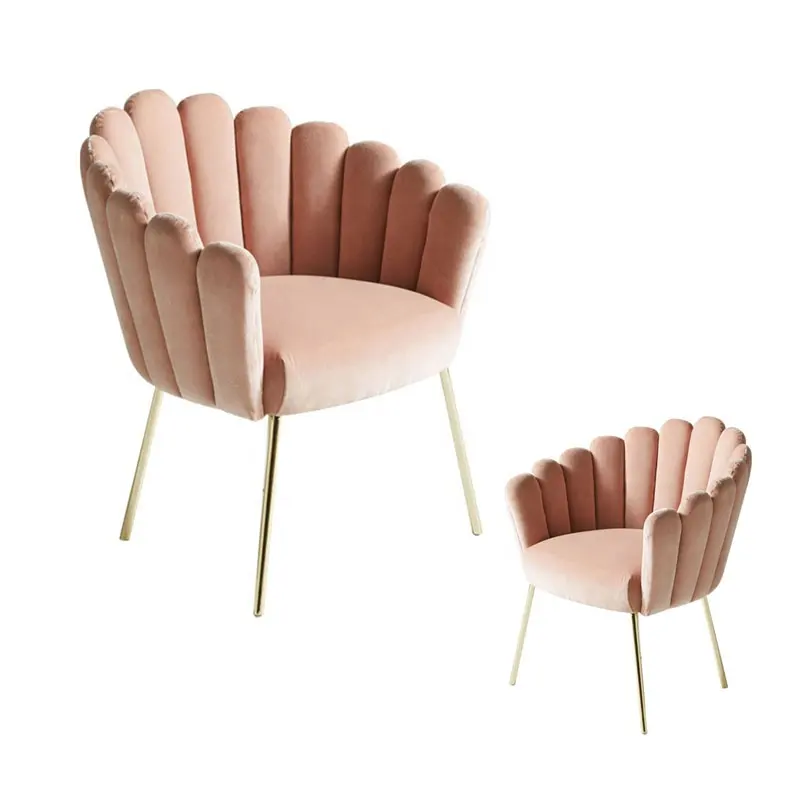 Sedie mobili soggiorno sedia da pranzo moderna gambe in metallo poltrone soggiorno moderno divano singolo lusso