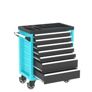 Xindalong <b>Tool</b> <b>Cart</b> 760x460x960mm Seven Drawer Steel Storage <b>Cart</b> With Wheels <b>For</b> Workshop Repair - Product Image 2