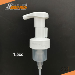 ปั๊มโฟม OEM 40/410 ขนาด 0.8 ซีซี 1.2 ซีซี 1.5 ซีซี  ทำจากพลาสติก สำหรับสบู่เหลว/แชมพู/เจลแอลกอฮอล์ล้างมือ พร้อมฟองโฟมหนานุ่มสำหรับสบู่ล้างมือ - Product Image 3