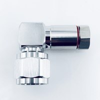 Connecteur à angle droit mâle N pour câble superflexible 1/4"