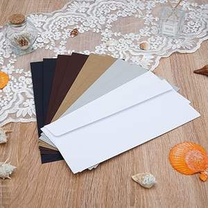 Enveloppe d'invitation personnalisée 10 enveloppes d'affaires enveloppes auto-scellantes pour le bureau d'affaires Factures à en-tête Envoi personnel - Product Image 3