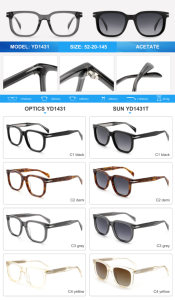 एसीटेट लक्जरी पुरुषों की फुल रिम आईवियर ऑप्टिकल चश्मे फ्रेम एंटी-ब्लू लाइट ब्लॉक-ब्लू लाइट ब्लॉकर आंखों का चश्मा - Product Image 5