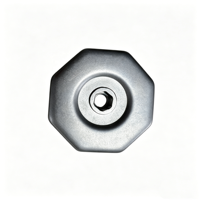 Maßgefertigte Runde Sechseckige Achteckige Edelstahl-Endkappen Metall-Verschlusskappen Metall-Schraubkappen Edelstahl-Metalldeckel für Absorber-Basis