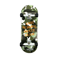 Sk8Crime 2023 - Tabla de Madera para Trucos de Skate, Personalizada al por Mayor, OEM, Resistente al Agua, Mini Tabla de Madera de 32x97mm para Jóvenes