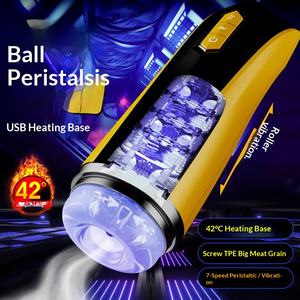 Интеллектуальный мужской мастурбатор Waillynice с функцией подогрева, вращающимися шариками и вибрацией, секс-игрушка для взрослых - Product Image 2