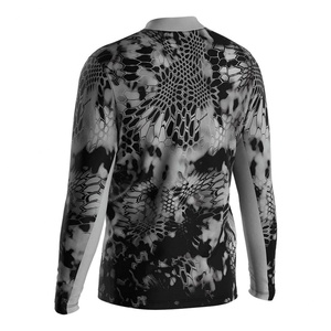 Traje de Pesca de Manga Larga con Sublimación de Peces para Camisetas con Estampado Personalizado, Protección Solar SPF 50, Ropa de Pesca de Secado Rápido - Product Image 2