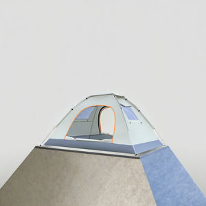Tente de camping d'été pour 2 personnes, abri solaire imperméable, installation facile, légère et portable pour la randonnée en plein air, la plage - Product Image 3