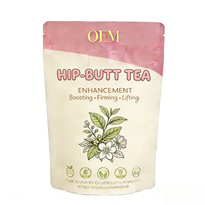 Thé d'amélioration des hanches et des fesses à base de plantes naturelles OEM - Aliment santé de qualité alimentaire 8g X10 sachets de thé Formule personnalisée pour le remodelage du corps - Product Image 1