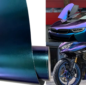 Pellicola Adesiva in PVC Carlise Elettrica Viola Blu Cangiante per Protezione Carrozzeria Auto, Garanzia 1 Anno - Product Image 3