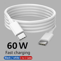 Cable de Carga Rápida USB Tipo C Xput PD 60W 3A, Macho a Macho, 1M 2M, para iPhone 15 16 17