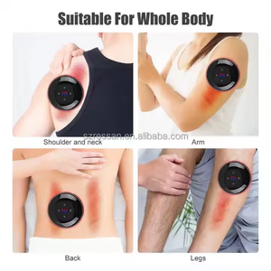 Commercio all'ingrosso intelligente coppettazione dinamica Set 12 livelli coppettazione Kit per terapia di massaggio con luce rossa terapia di calore penetra - Product Image 4