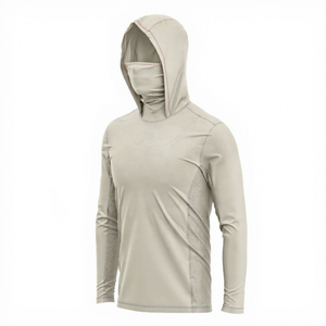 Sudadera con Capucha de Pesca para Hombre, de Poliéster, Manga Larga, Secado Rápido, UPF 50, con Estampado de Animales por Transferencia Térmica y Logotipo Personalizado - Product Image 3