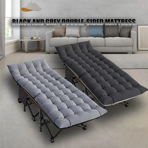 Cama <span class=keywords><strong>de</strong></span> <span class=keywords><strong>Viaje</strong></span> Portátil con Marco <span class=keywords><strong>de</strong></span> Acero, Cama <span class=keywords><strong>Plegable</strong></span> <span class=keywords><strong>para</strong></span> el Hogar y la Oficina, Camas Plegables Portátiles <span class=keywords><strong>para</strong></span> Acampar con Colchón - Product Image 6