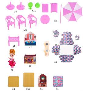 Maison de poupée DIY à 11 pièces, ensemble de jeu de villa, 275 pièces, château de princesse, jouet de jeu d'imitation, jouet éducatif, kit de construction de maison de rêve - Product Image 4