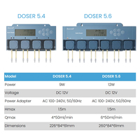 Pompe de dosage intelligente programmable Jebao DC 12V Bluetooth App/Manuel DOSER 5.4/5.6 Auto pour eau salée et eau douce