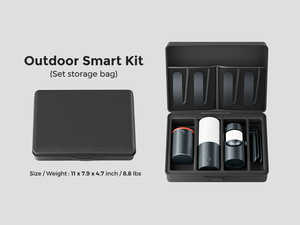 Kit Multifuncional para Exteriores, Cargador Inalámbrico de 15000mAh y 15W, Cable USB Superrápido, Mini Ventilador, Luz Antideslumbrante, Mata Mosquitos - Product Image 1