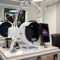 Stocks de fabrication Meilleur service après-vente Nouveau design Analyseur de grande peau Cheveux de bureau de luxe Bji Spot Usage personnel Appareil facial