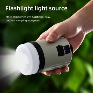 Projecteur latéral grande capacité rechargeable étanche, lanterne de travail LED suspendue pour tente, lampe de camping avec batterie externe intégrée - Product Image 5