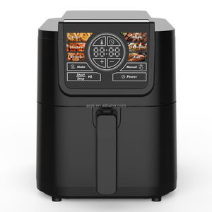 Freidora de aire digital con pantalla TFT a color AI Smart 8L con ventana y cámara Parrilla de doble cesta y función sin aceite - Product Image 4