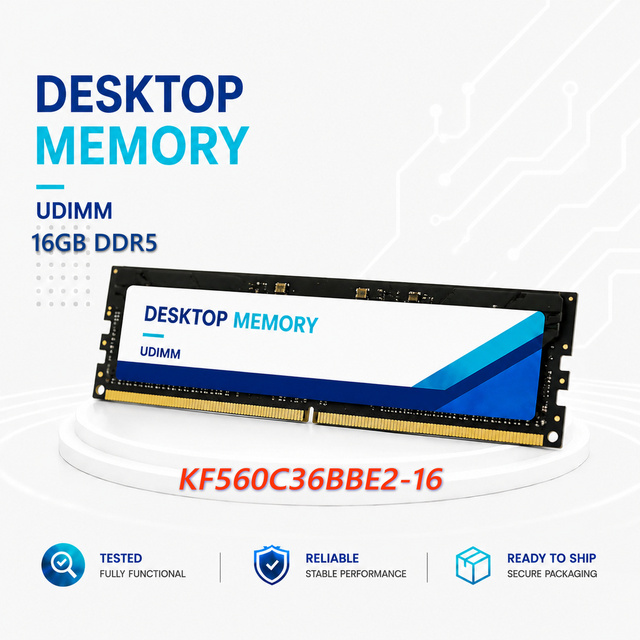 Used 16G Desktop PC Memory DDR5 6000 CL36 DIMM Desktop Gaming Memory Single Module EXPO and XMP KF560C36BBE2-16