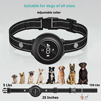 Collier anti-aboiement automatique rechargeable populaire pour chien, ultrasonique sans choc, correcteur de comportement à distance pour l'entraînement en intérieur et en extérieur