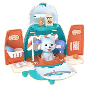 Popüler çocuklar evcil hayvan sırt çantası oyuncak köpek roket seti 18 adet 3 + yaş için oyuncaklar plastik oyuncaklar oyna pretend - Product Image 1