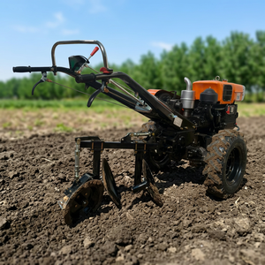 Tractor <span class=keywords><strong>de</strong></span> <span class=keywords><strong>Mano</strong></span> a Diésel <span class=keywords><strong>de</strong></span> 8-32 HP con Rotocultivador para Preparación <span class=keywords><strong>de</strong></span> Terrenos Agrícolas Familiares - Product Image 1