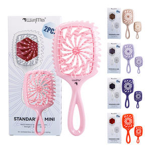 Ensemble de mini-peignes standard WanMei, 2 pièces, peignes ventilés pour le coiffage et le massage, pour un usage domestique - Product Image 1