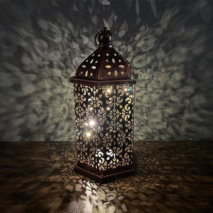 Forniture per Festival islamici ornamenti per la casa Eid Mubarak artigianato Ramadan Decor Moon Star Table Ramadan Kareem Decoration - Product Image 5