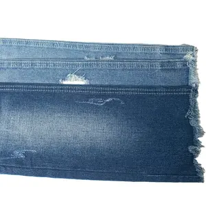 Tissu Denim Mélangé Rayonne Filée 11.5 Oz 10*7 Gauche Sergé 70.8 "Bleu Denim Matériel 86% Coton 6% Poly 8% Viscose Denim Tissu