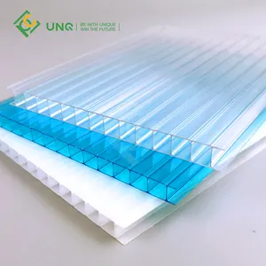 2.1x5.8m pc板透明环保聚碳酸酯塑料板用于建筑屋顶温室天窗