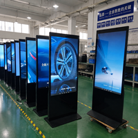 Pantalla Digital Interactiva de 43, 49 y 55 Pulgadas, Kiosco Tótem LCD con Pantalla Táctil, Reproductor de Publicidad Inteligente con WIFI para Interiores